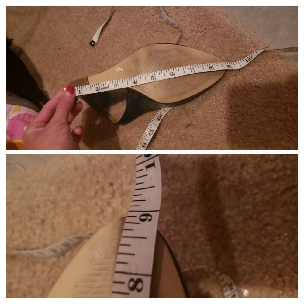 Navy Patent Wedges - Picture 8 of 8